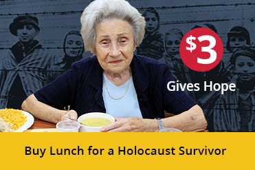 Buy a Holocaust Survivor lunch for just $3